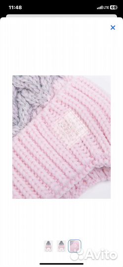 Шапка для девочки зима