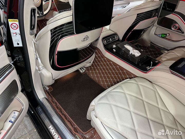 3D коврики из экокожи Mercedes-Benz Maybach