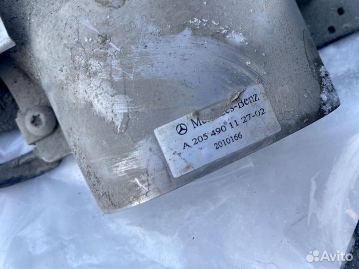 Задний диффузор w205 AMG