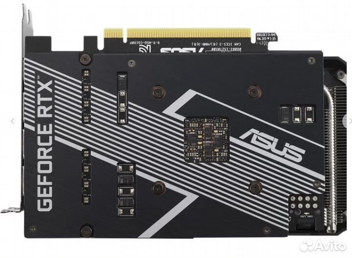 Видеокарта asus dual-RTX3060TI-8G-mini-V2