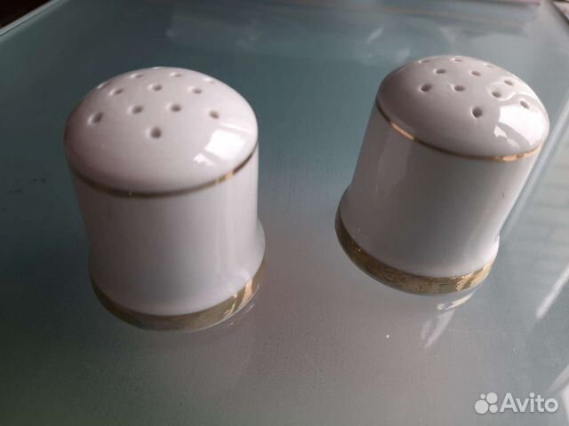 Солонка и перечница фарфор СССР