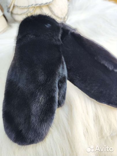 Норковые варежки