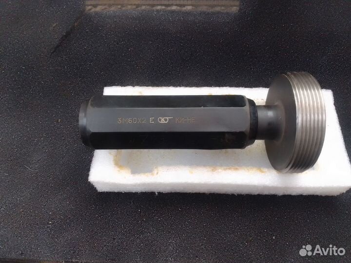 Калибр пробка резьбовая м60*2 проход