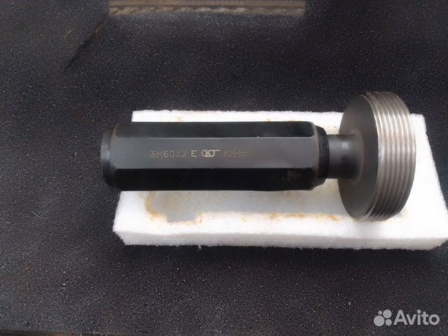 Калибр пробка резьбовая м60*2 проход