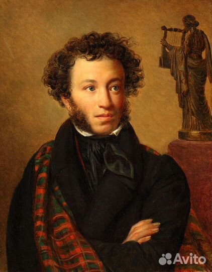 Портрет А. С. Пушкина 50х40см