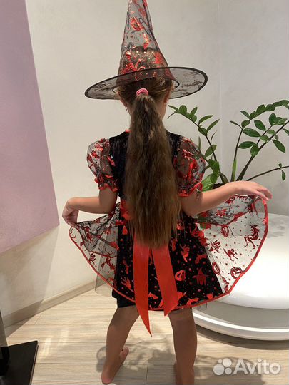 Карнавальный костюм ведьмы детский