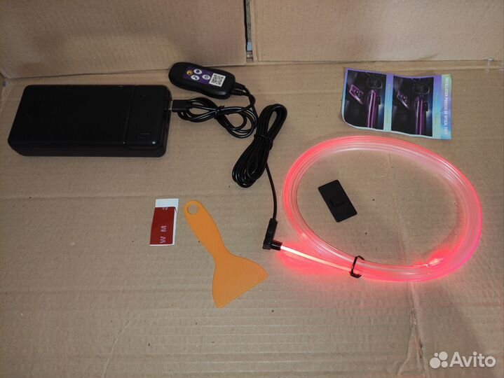 Контурная подсветка салона с приложением 3 м