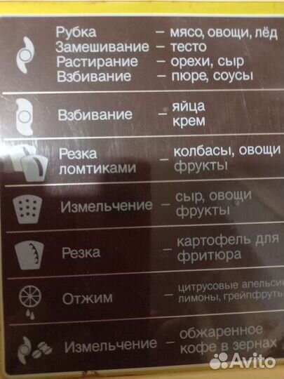 Кухонный комбайн,энергия