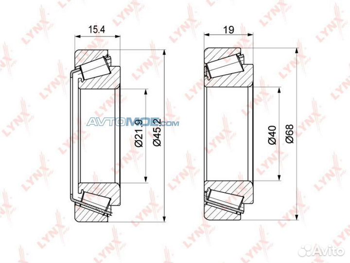 Подшипник ступицы передний mercedes-benz E200K-63