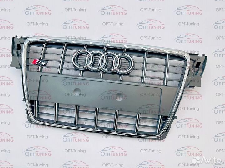 Решетка в стиле S4 на Audi A4 2007-2012 style 4