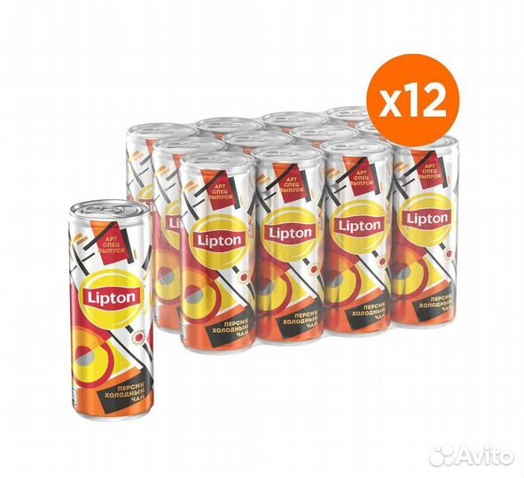 Холодный чай Lipton Ж/Б Персик 0,25л (опт)