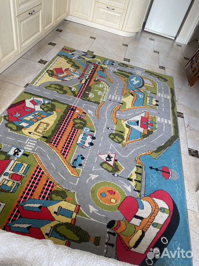Ковер детский с дорогами