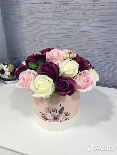 Букет из мыльных роз 21 шт