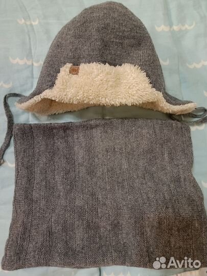 Зимняя шапка и снуд bungly boo, для мальчика