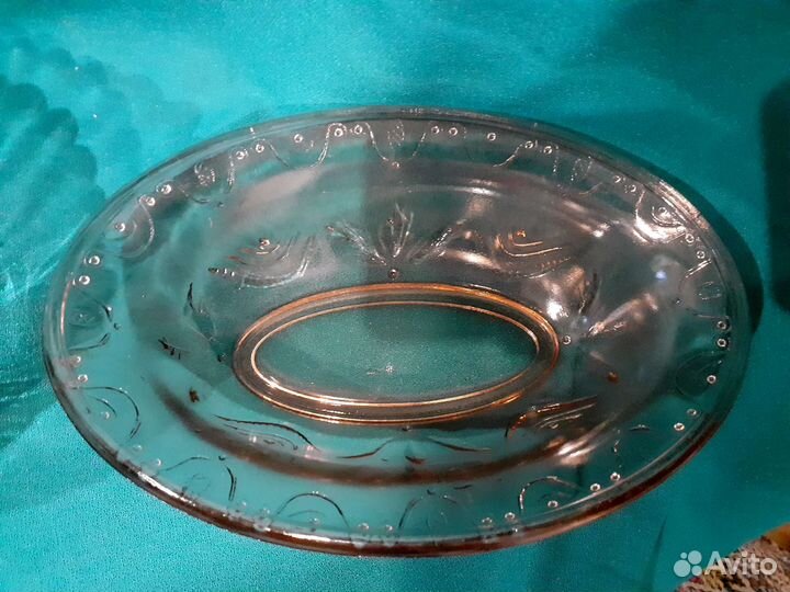 Салатники из цветного карамельного стекла СССР