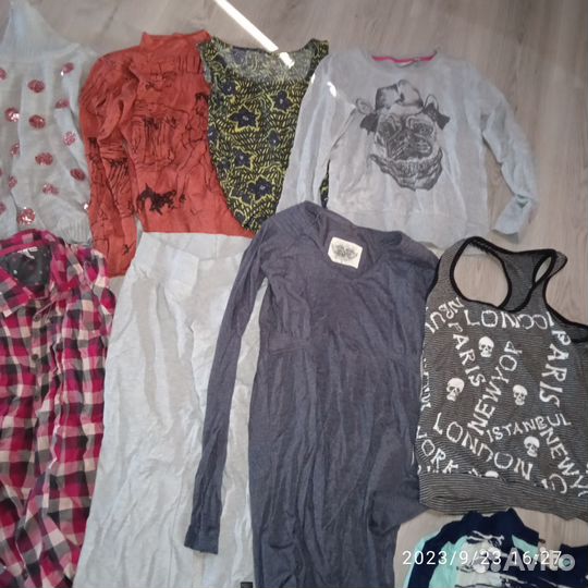 Пакет одежды 17 штук для девочки 12-15 лет