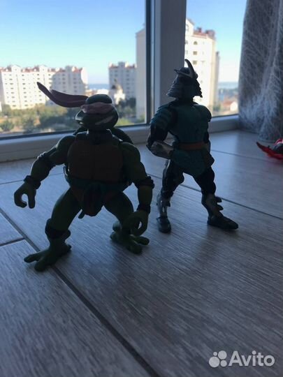 Фигурки Черепашка-ниндзя и Шредер