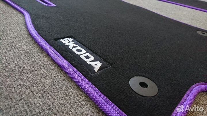 Автоковрики ворсовые для Skoda Octavia A7