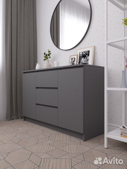 Комод Мори 1200.3 Графит