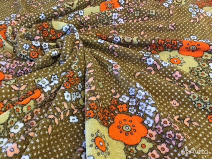 Ворсолан отрез ткани СССР