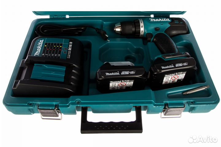 Дрель аккумуляторная Makita DDF453SYE (1.5Ач)