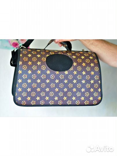 Переноска для животных кожанная