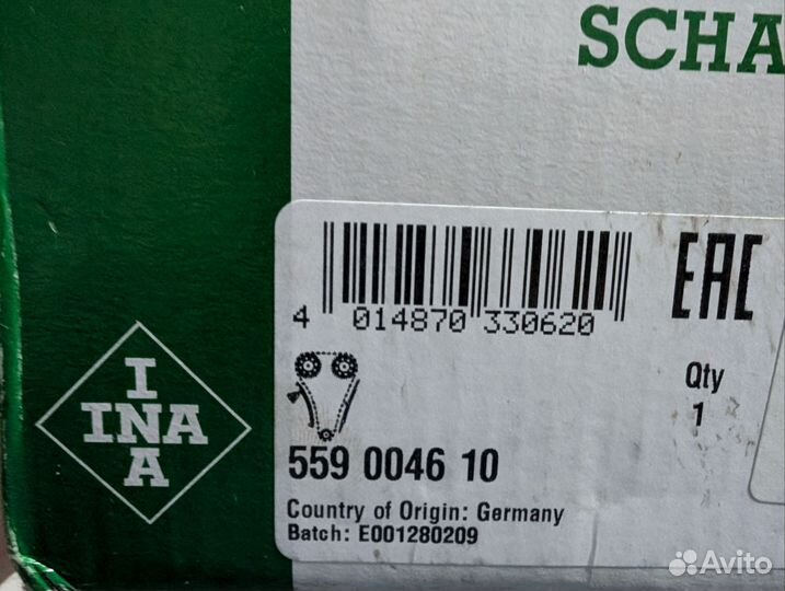 Комплект цепи грм INA Mercedes-Benz M111