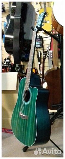 Акустическая гитара Flight D-155C MAH BL