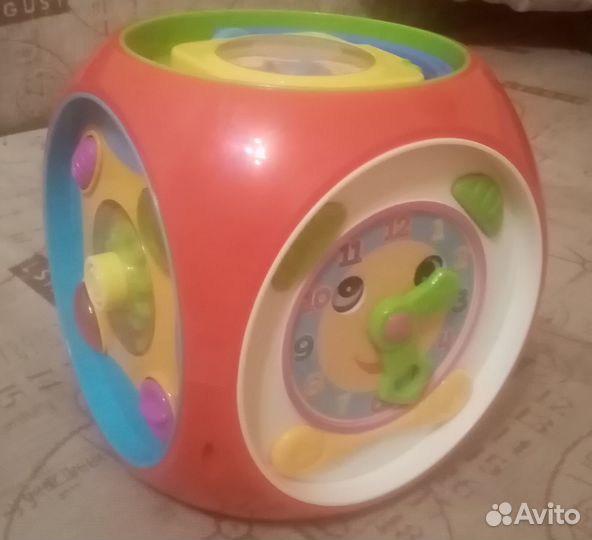 Развивающий кубик для детей, малышей, бизиборд