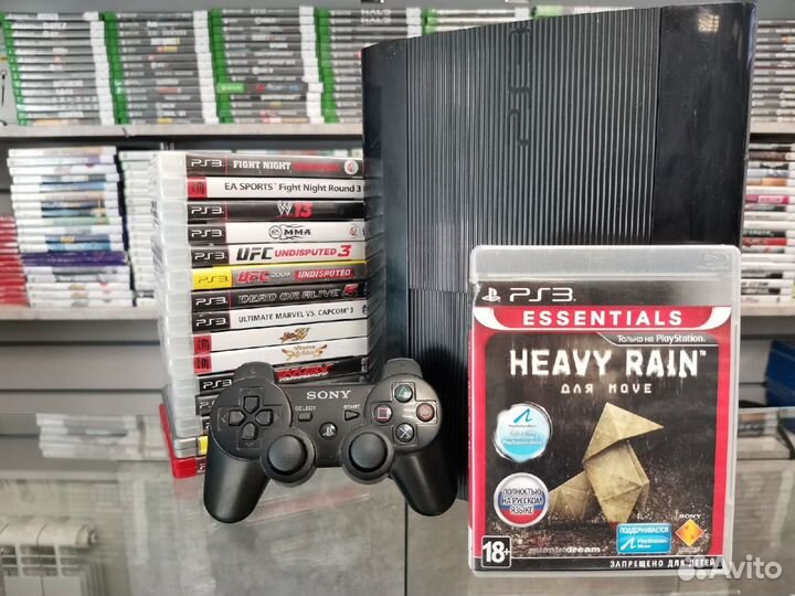 Ps3 SuperSlim 500gb + Heavy Rain