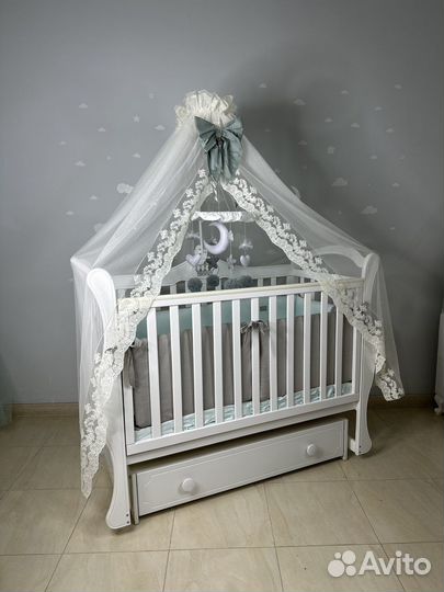 Круглая кроватка 10 в 1