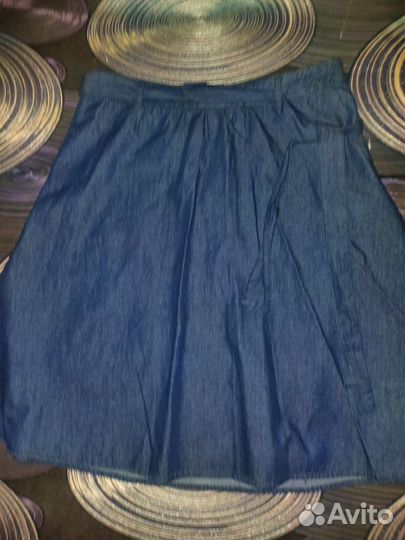 Джинсовая юбка 44 размер