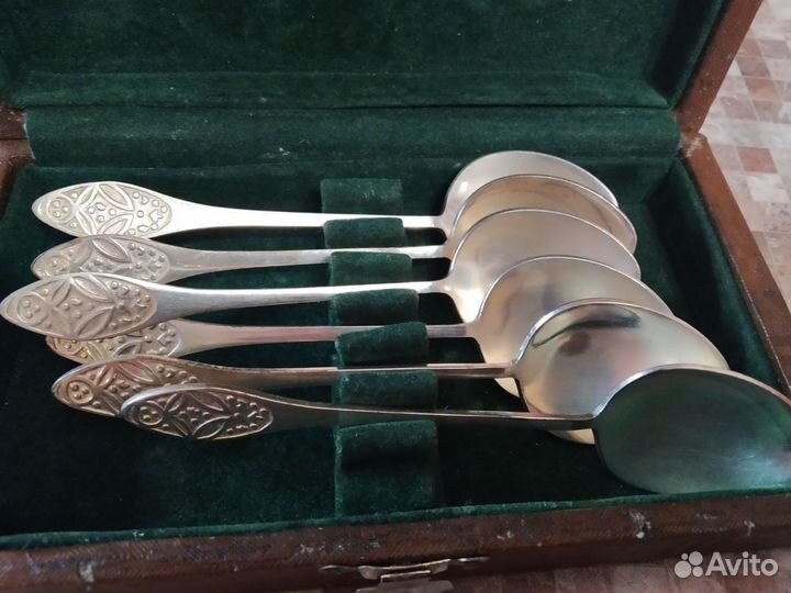 Ложки кофейные, чайные мельхиор новые