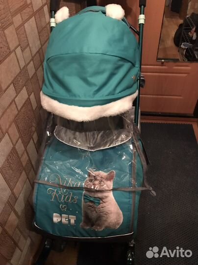 Санки коляска ника kids