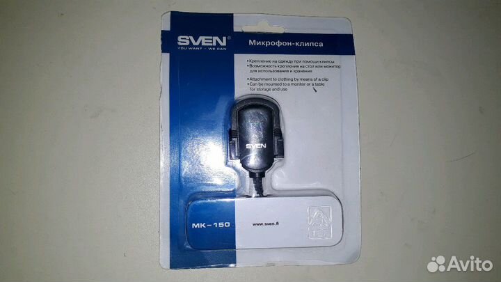 Микрофон прищепка sven mk150