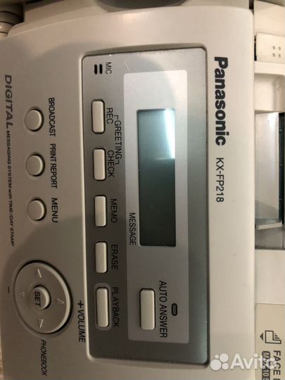 Факс Panasonic KX-FP218