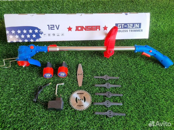 Триммер Аккумуляторный jonser 12 V