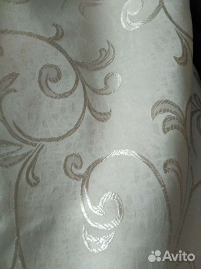 Шторы бежевые