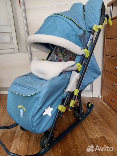 Коляска санки ника 7 3