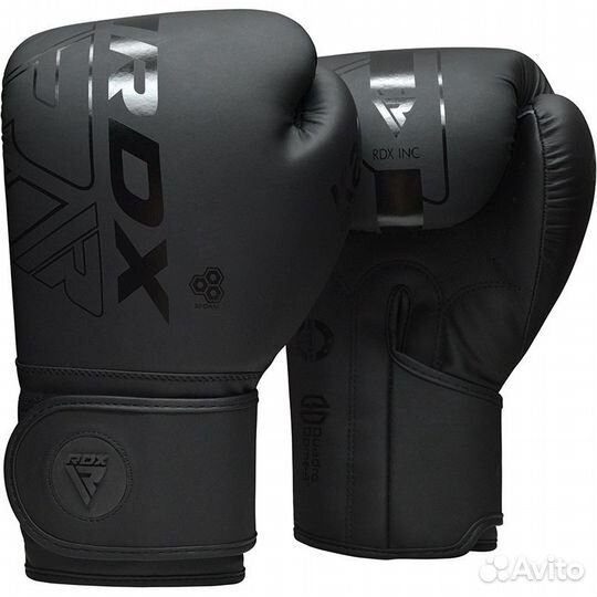 Боксерские перчатки-RDX F6 kara черный