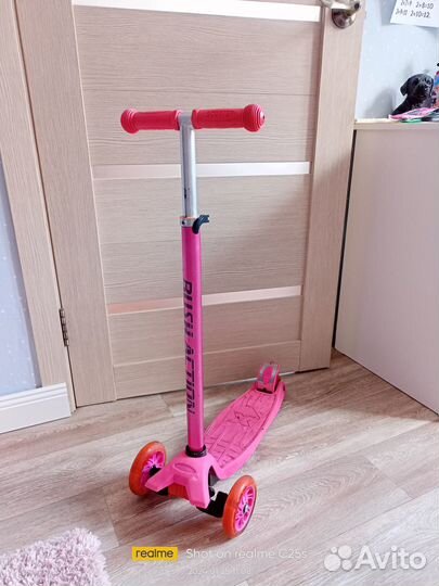 Самокат детский трехколесный бу