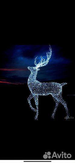 Световые фигуры, Олень светящийся