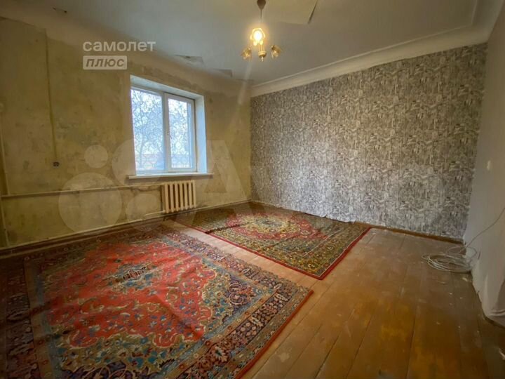 Комната 19,6 м² в 1-к., 1/2 эт.