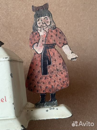 Копилка винтажная немецкая металлическая