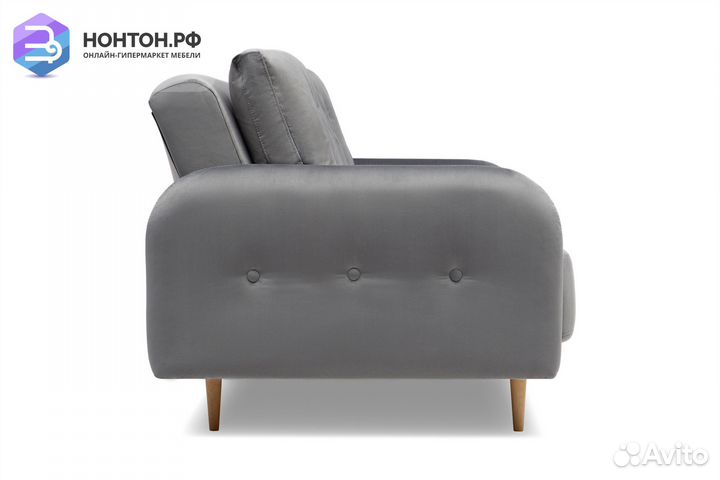 Диван книжка Париж темно-серый