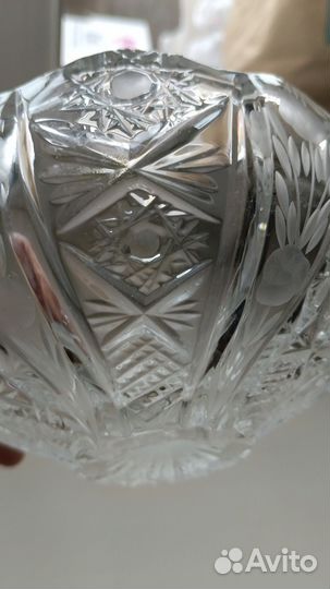 Конфетница хрустальная СССР