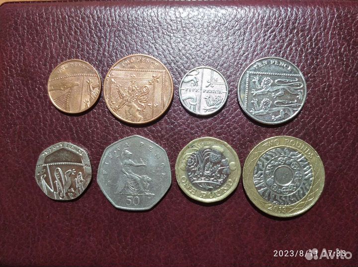 Набор Британских монет