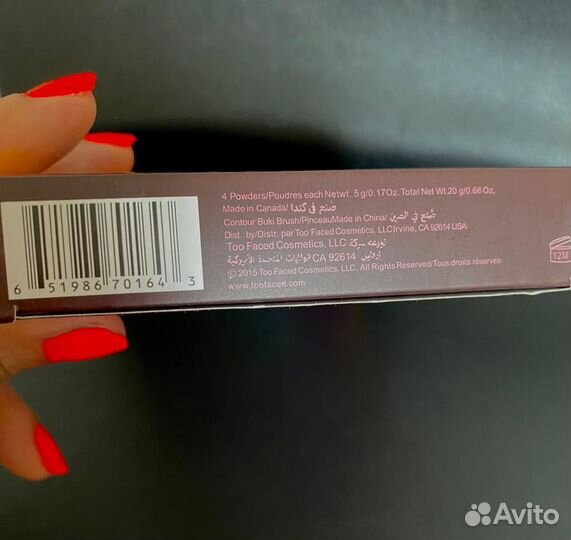 Палетка для контуринга,скульптор Too Faced