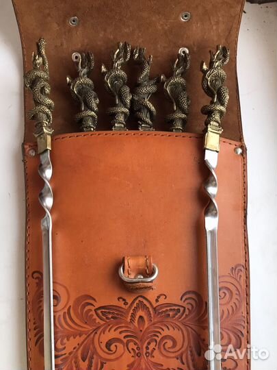 Набор шампуров подарочный