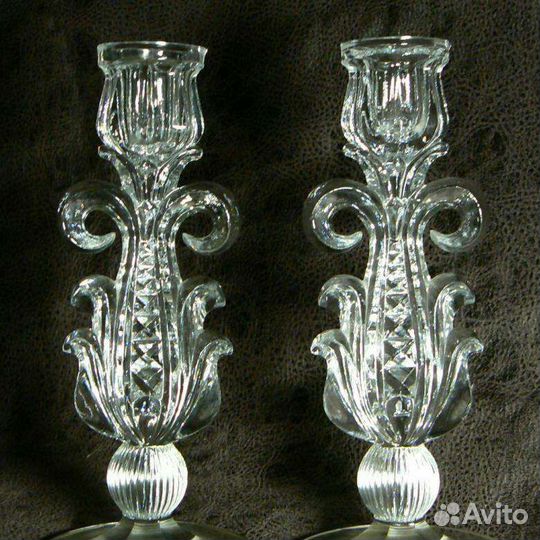 Хрустальный подсвечник